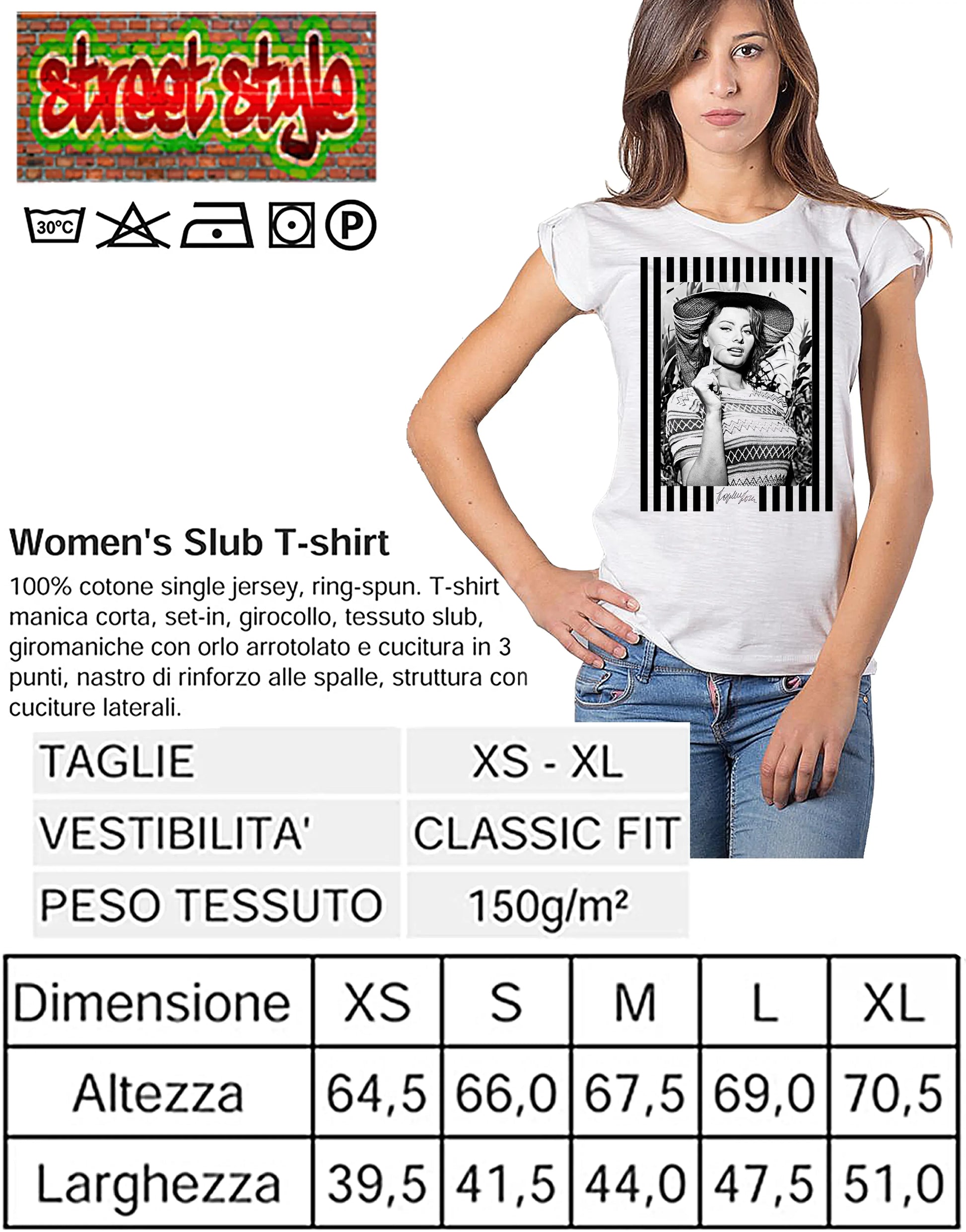 STREET STYLE The Legend - T-shirt Donna Urban Slub - STREET STYLE