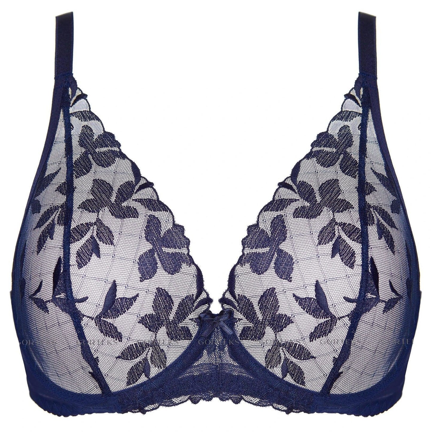Sheer Mesh Plunge Bra Gorteks Mona - STREET STYLE