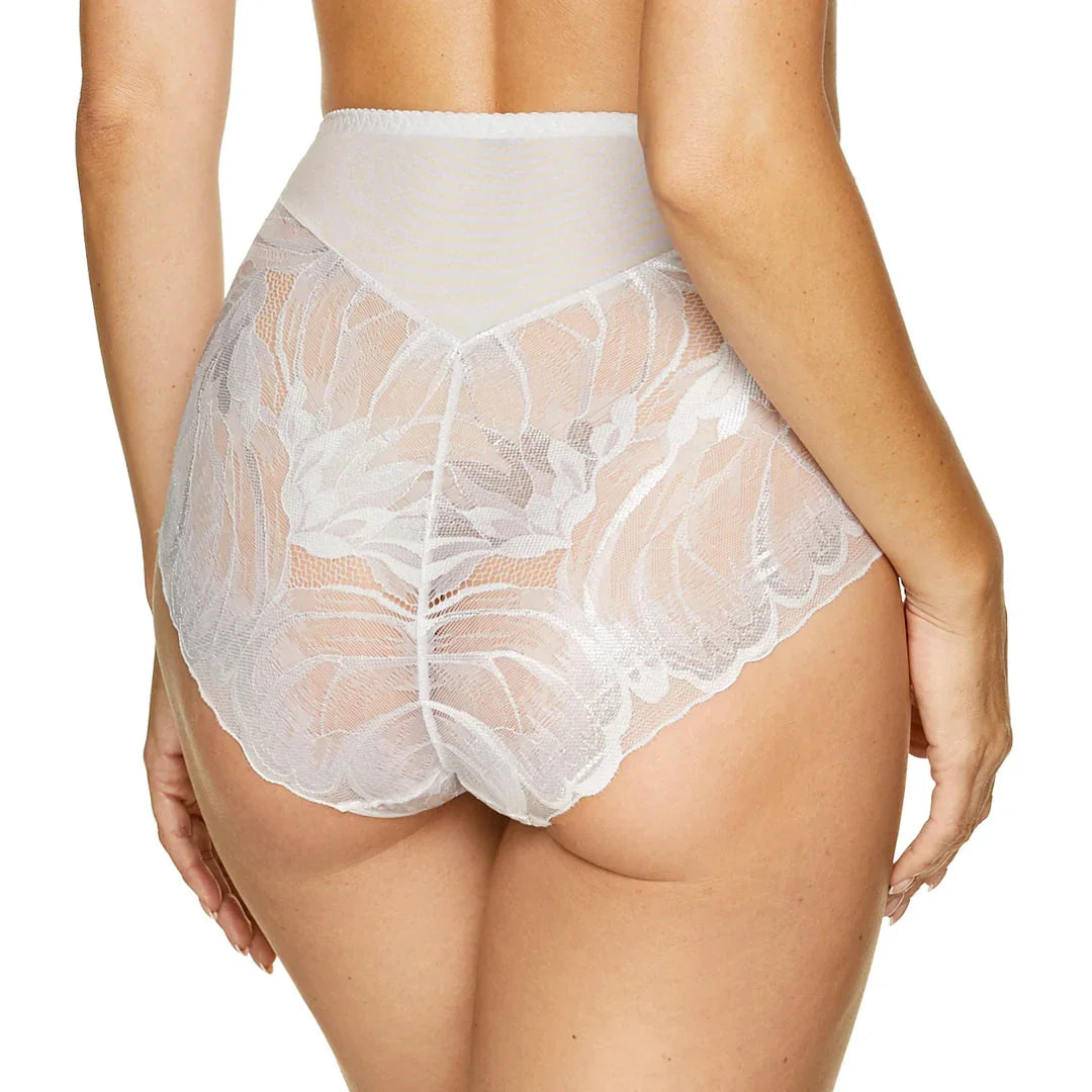 High Waist Lace Brief Panty Gorteks Moon - STREET STYLE