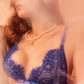 Sapphire Sheer Lace Lingerie Set: Eyelash Bra & Panty - STREET STYLE