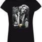 Marilyn Monroe Heart Legend Soggetto Attrice Cantante 9033 Lady Donna 100% Cotone Pettinato JK - STREET STYLE
