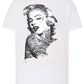 Marilyn Monroe Skull Zombi Tattoo 9018 T-shirt Urban Men Uomo 100% Cotone Pettinato JK - STREET STYLE
