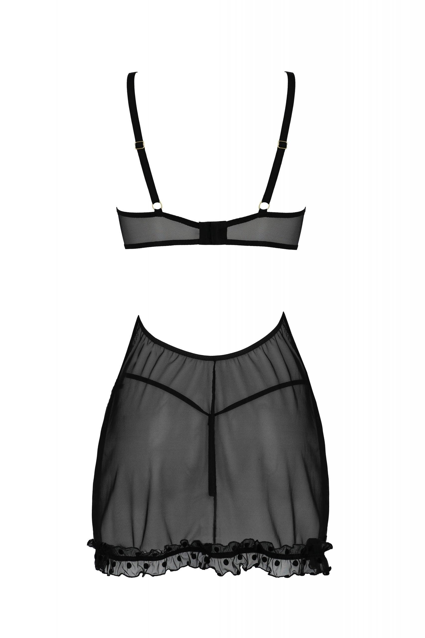 Sexy Open Cup Sheer Chemise Passion Marina - STREET STYLE