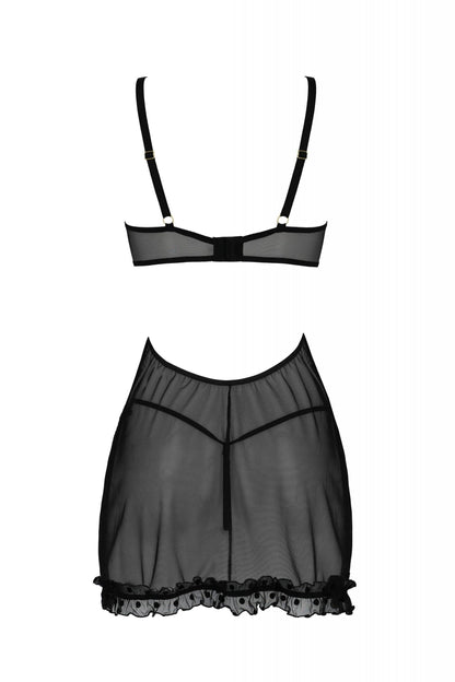 Sexy Open Cup Sheer Chemise Passion Marina - STREET STYLE