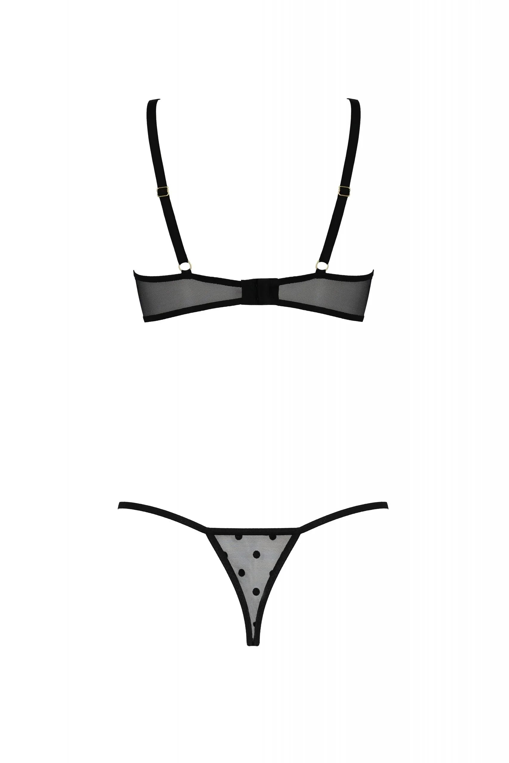 Sexy Open Cup Bra & Sheer String Passion Marina - STREET STYLE