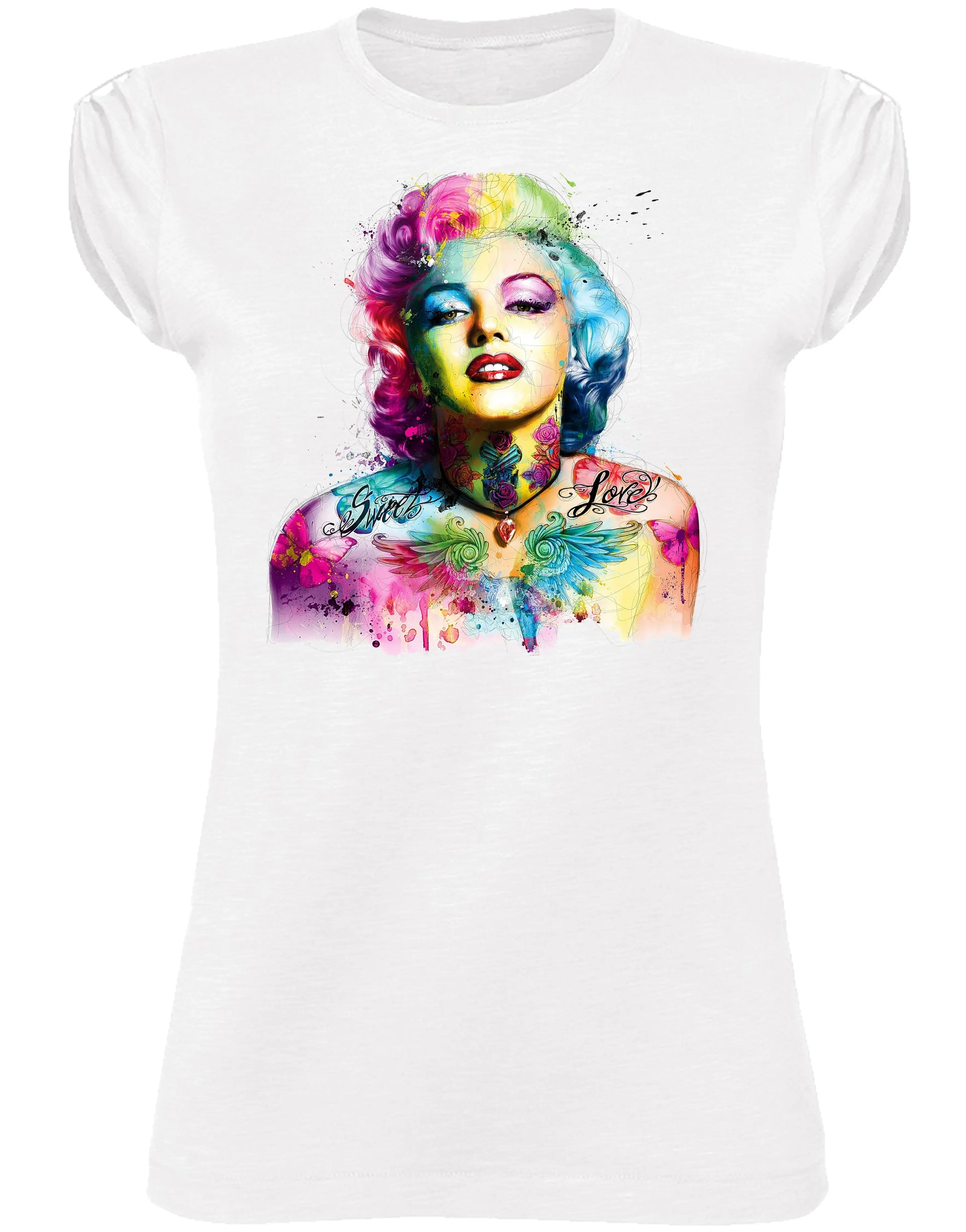 T-shirt Marylin Monroe Stilizzata | Cotone Biologico - STREET STYLE