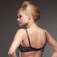 Semi-Sheer Lace Bra Lavinia Mystic Winter Black - STREET STYLE