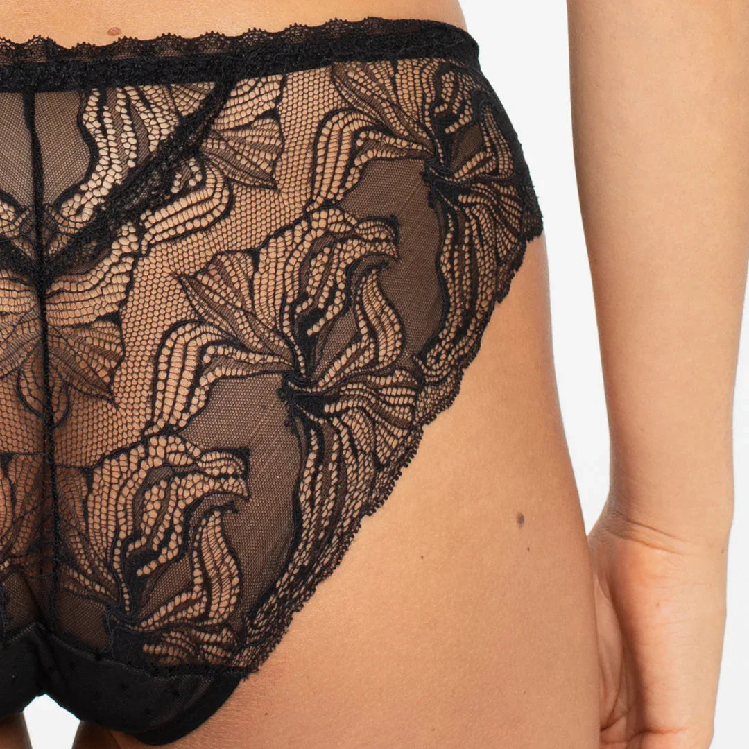 Sheer Mesh Polka Dot Bikini Panty Samanta Nyks - STREET STYLE