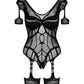 Crotchless Garter Bodysuit Obsessive Luscious - STREET STYLE