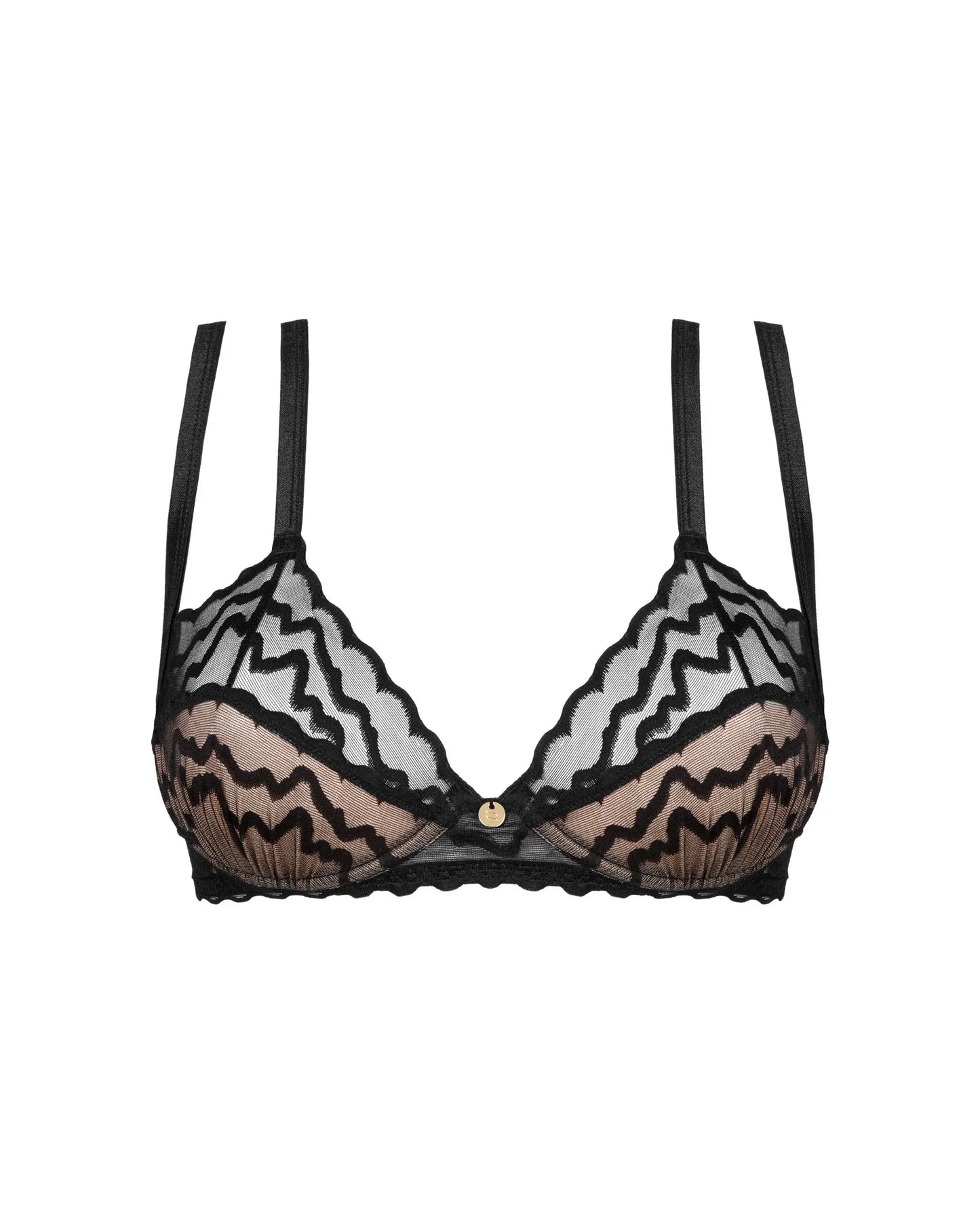 Sheer Demi Cup Underwire Bra Obsessive Arienna - STREET STYLE