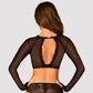 Sexy Fishnet Open Cup Top Obsessive Mibelia - STREET STYLE