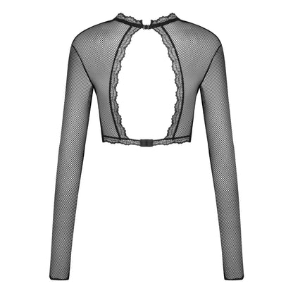 Sexy Fishnet Open Cup Top Obsessive Mibelia - STREET STYLE