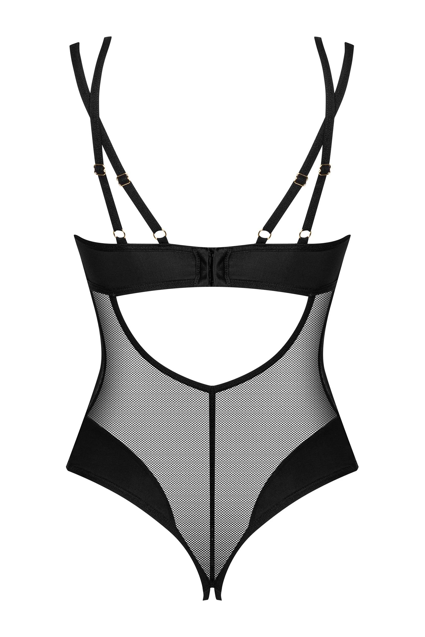 Crotchless Mesh Teddy Obsessive Nesari - STREET STYLE