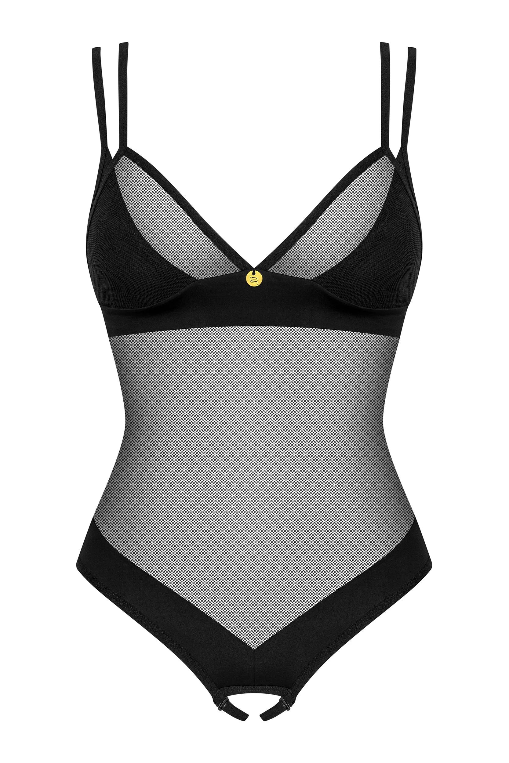 Crotchless Mesh Teddy Obsessive Nesari - STREET STYLE