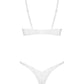 Sexy Sheer Demi Bra & Thong Panty Obsessive Alissium - STREET STYLE