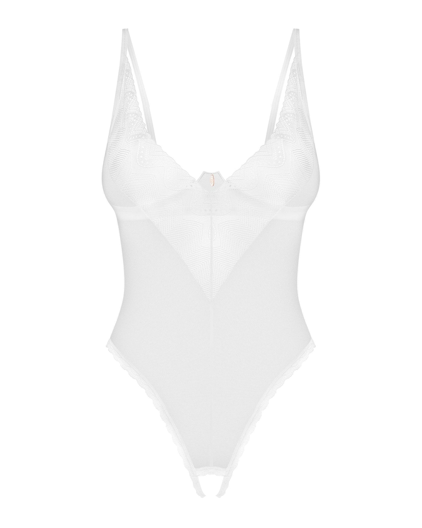 Sheer Crotchless Teddy Obsessive Alissium - STREET STYLE