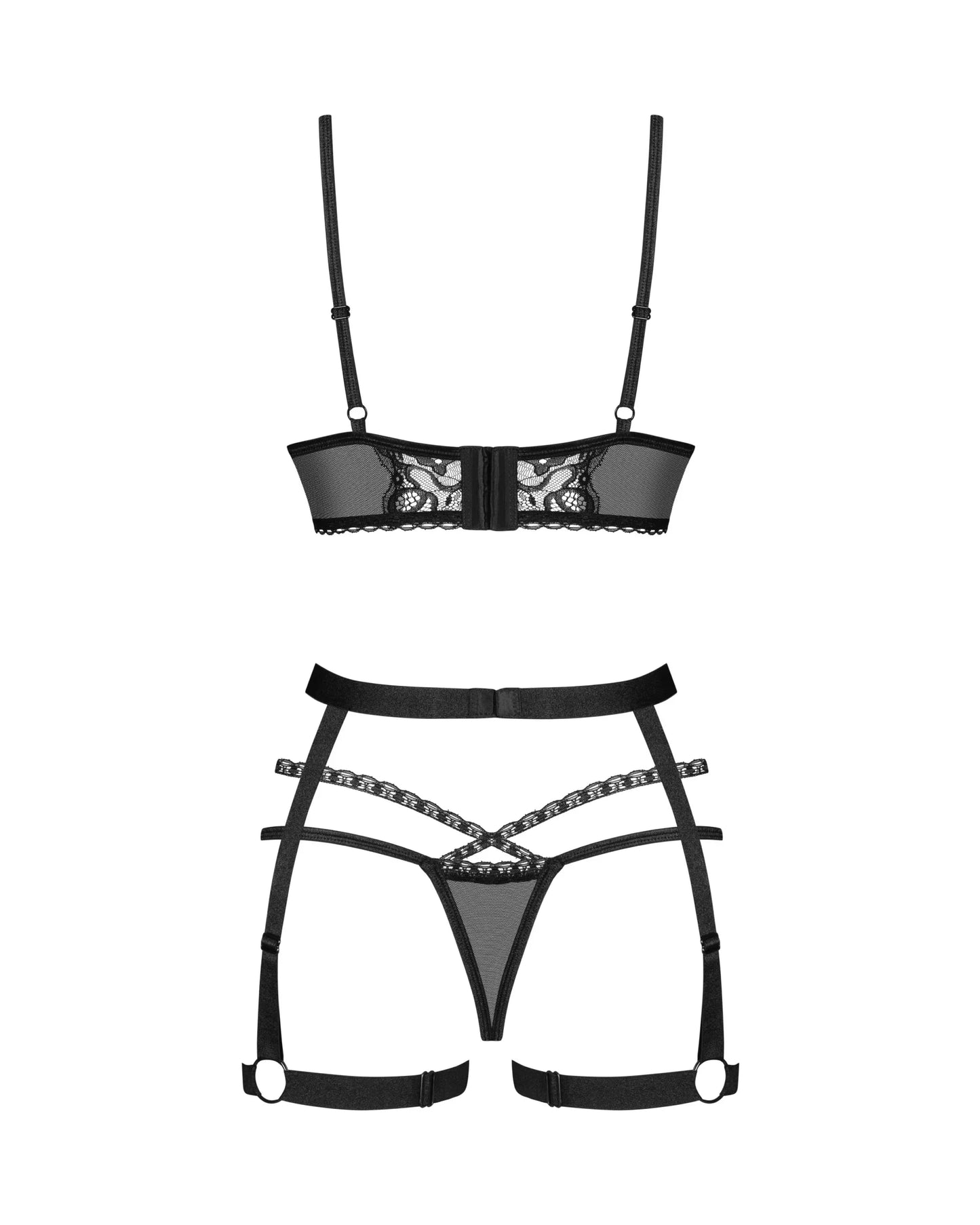 Bondage Inspired Lingerie Set Obsessive Blomentis - STREET STYLE