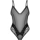 Sheer High Leg Crotchless Lace Bodysuit Blomentis - STREET STYLE