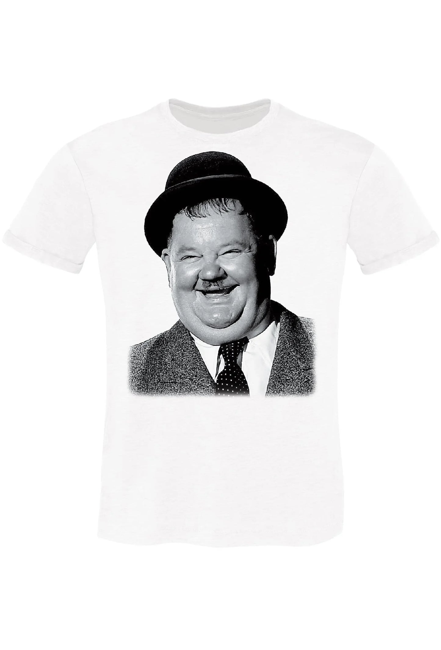 Oliver Hardy - T-shirt Uomo Urban Slub 100% Cotone - STREET STYLE