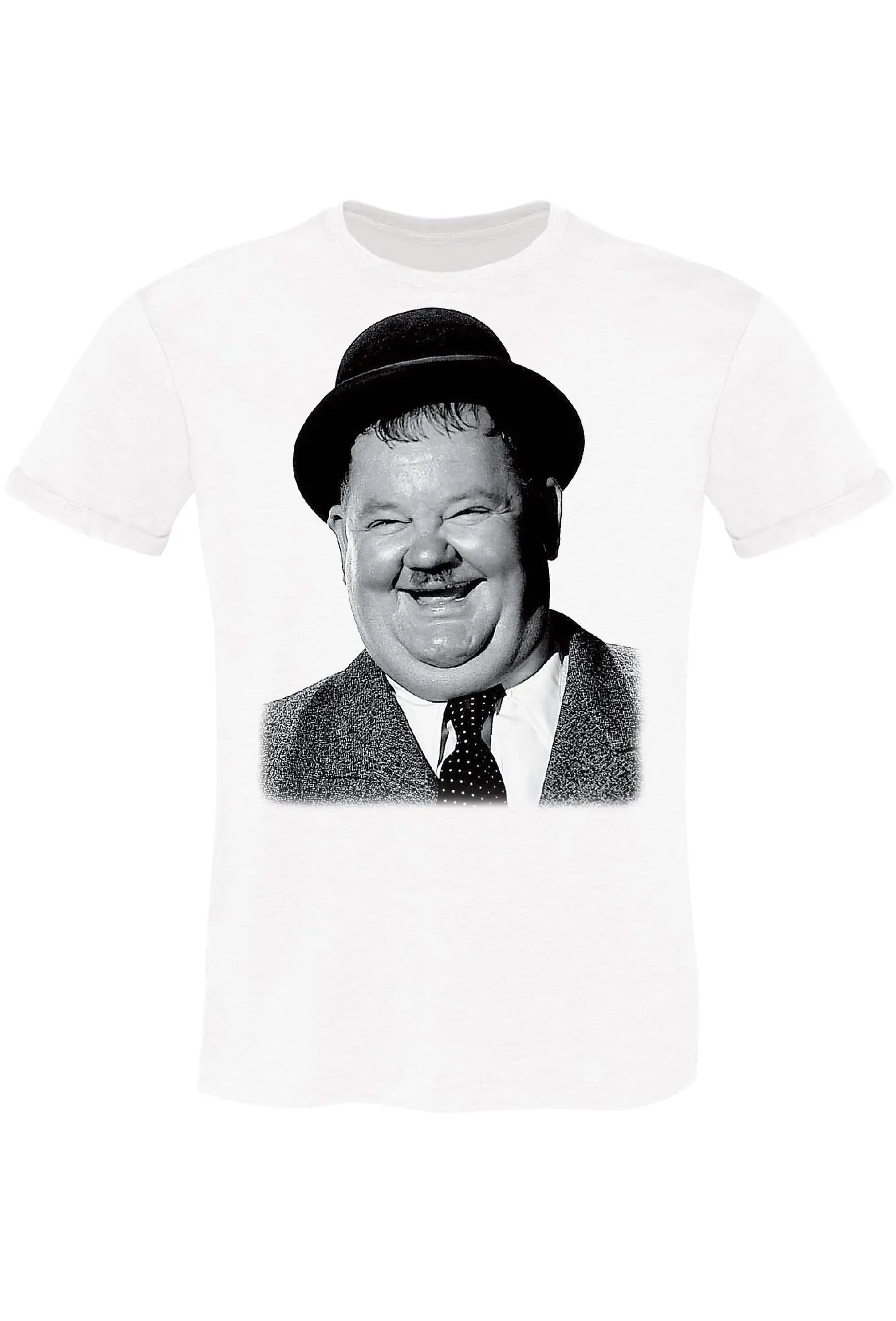Oliver Hardy - T-shirt Uomo Urban Slub 100% Cotone - STREET STYLE