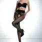 Exclusive Erotic Open Crotch Pantyhose 30DEN Hip Lace Black - STREET STYLE