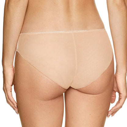 Semi Sheer Bikini Panty Pamela Beige - STREET STYLE