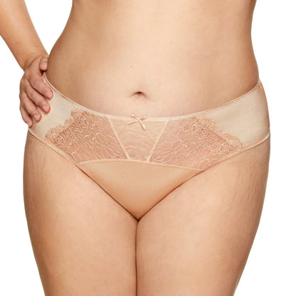 Semi Sheer Bikini Panty Pamela Beige - STREET STYLE