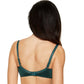 Sheer Mesh Balconette Bra Pamela Pine Green - STREET STYLE