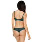 Semi Sheer Thong Panty Pamela Pine Green - STREET STYLE