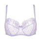 Sheer Mesh Balconette Bra Pamela Lavender - STREET STYLE
