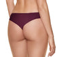 Semi Sheer Thong Panty Pamela Aubergine - STREET STYLE