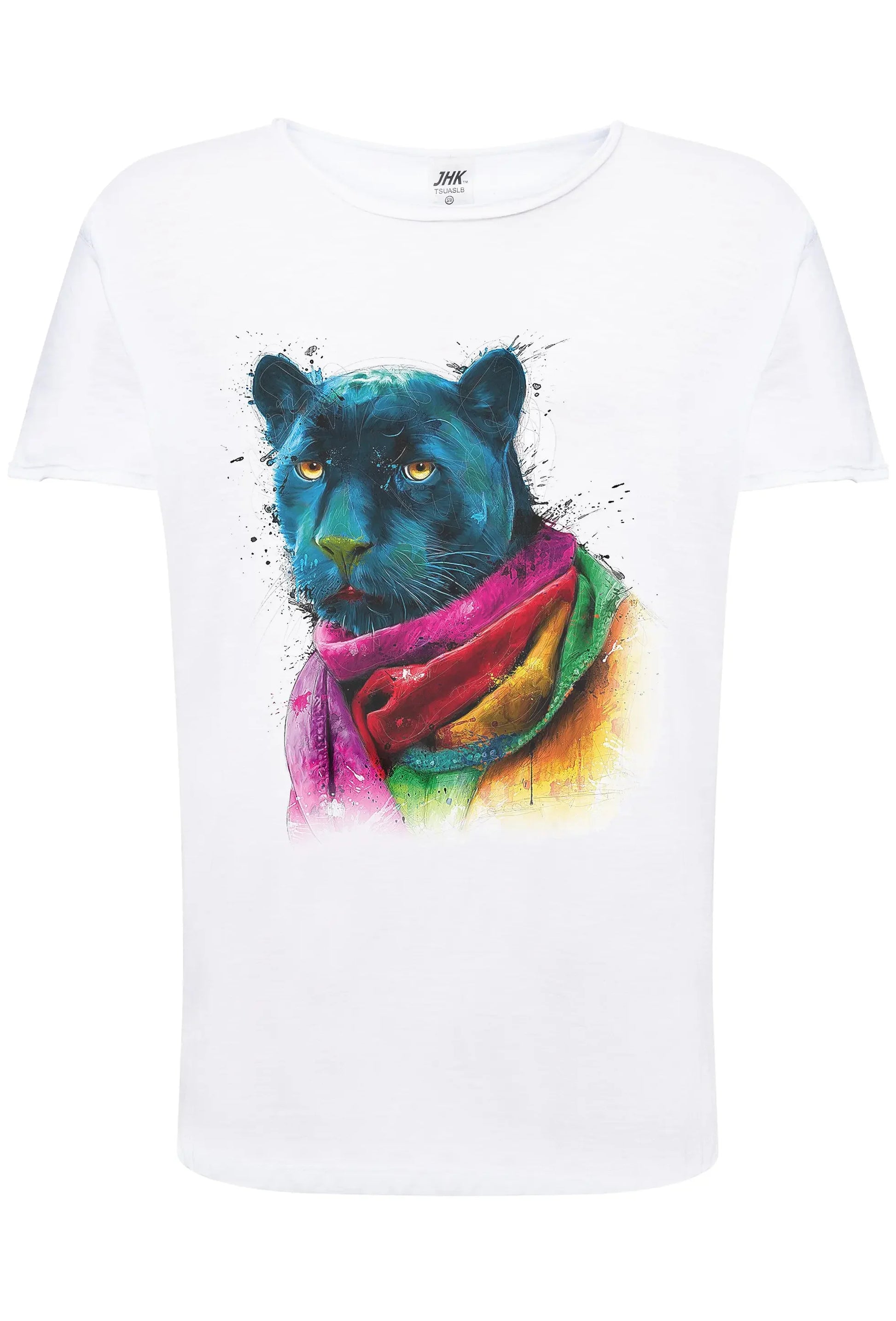 Panther Color Stilizzato 18-20-59 T-shirt Urban Slub Men Uomo 100% Cotone Fiammato JK - STREET STYLE