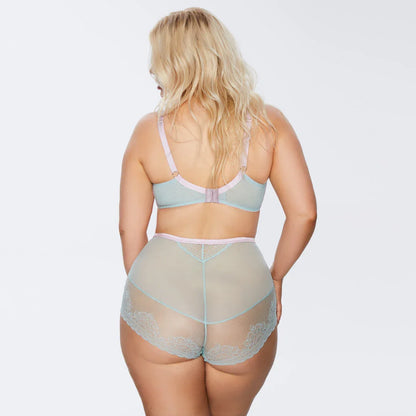 Sheer High Waist Tulle Brief Panty Kinga Pastellove - STREET STYLE