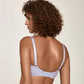Sheer Mesh Lace 3-Part Cup Bra Pearl - STREET STYLE