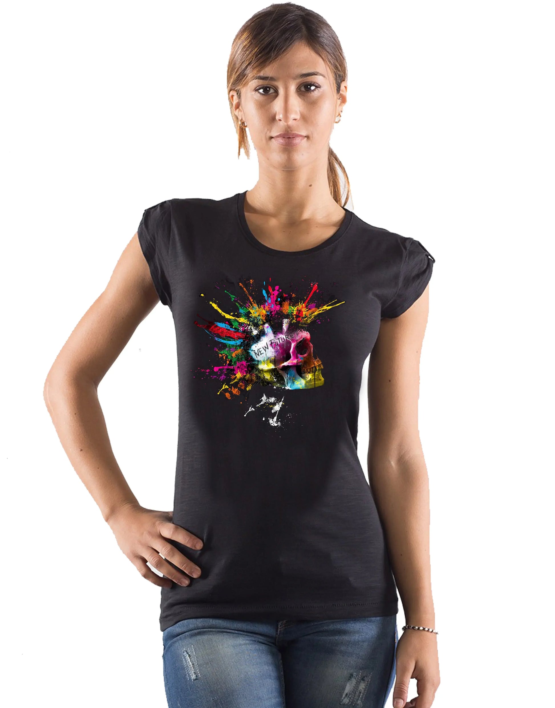 T-shirt The Legend Urban Slub Donna - Cotone Bio - STREET STYLE