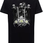 Ride Fire Tattoo Skull - T-shirt Uomo Cotone Fiammato - STREET STYLE