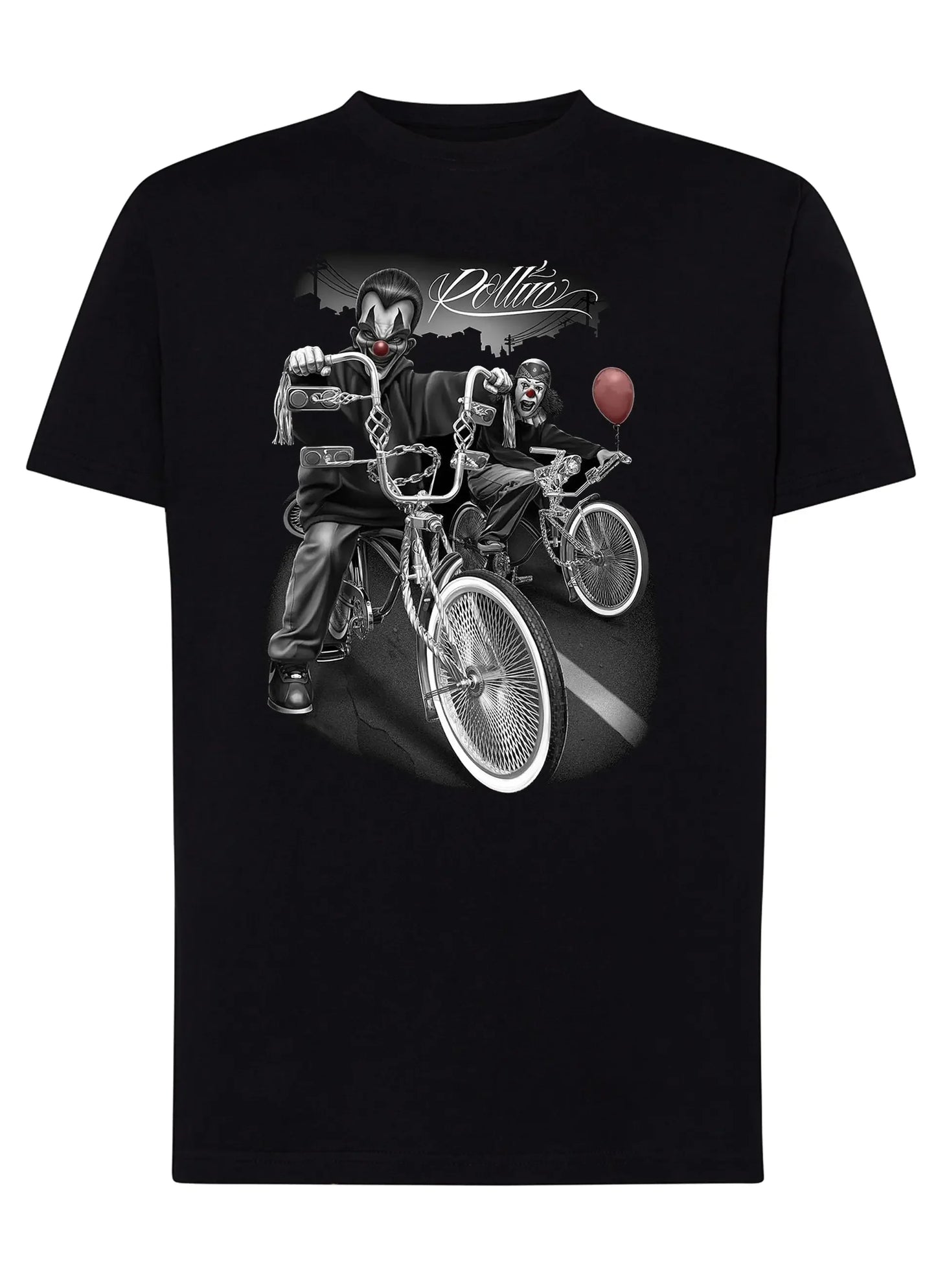 Rollio Skull Motor Tattoo 9050-25 T-shirt Urban Men Uomo 100% Cotone Pettinato JK - STREET STYLE