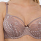 Sheer Mesh Tulle Tulip Seam Full Figure Bra Rosalia - STREET STYLE