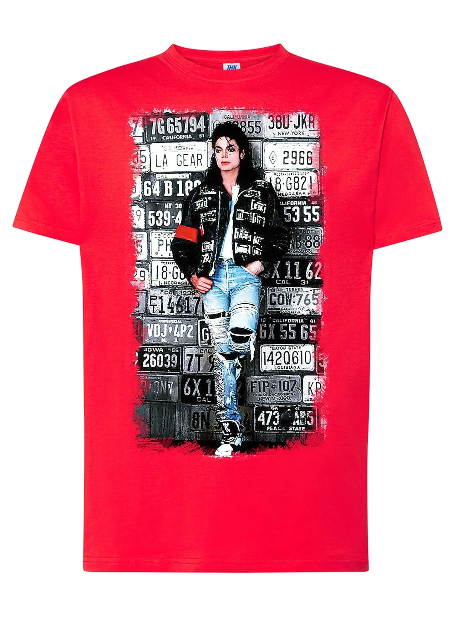 The Legend Michael Jackson Cantante Soggetto 18-20-49-2 T-shirt Urban Men Uomo 100% Cotone Pettinato JK - STREET STYLE