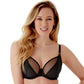 Gossard Sheer Stripe Non Padded Plunge Bra - STREET STYLE