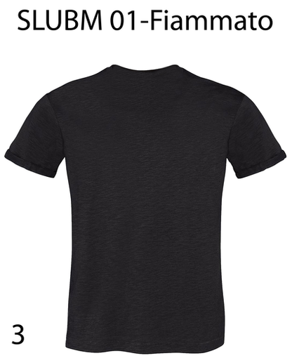 Personalizza N°3 T-shirt Slub M01 BS Fiammato Uomo