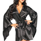 Satin Kimono-Style Robe Beauty Night Samira - STREET STYLE