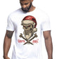 Santa Skull Tattoo 9047 T-shirt Urban Men Uomo 100% Cotone Pettinato JK - STREET STYLE
