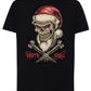 Santa Skull Tattoo 9047 T-shirt Urban Men Uomo 100% Cotone Pettinato JK - STREET STYLE