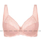 Semi Sheer Half Padded Bra Gorteks Scarlet Powder Pink - STREET STYLE