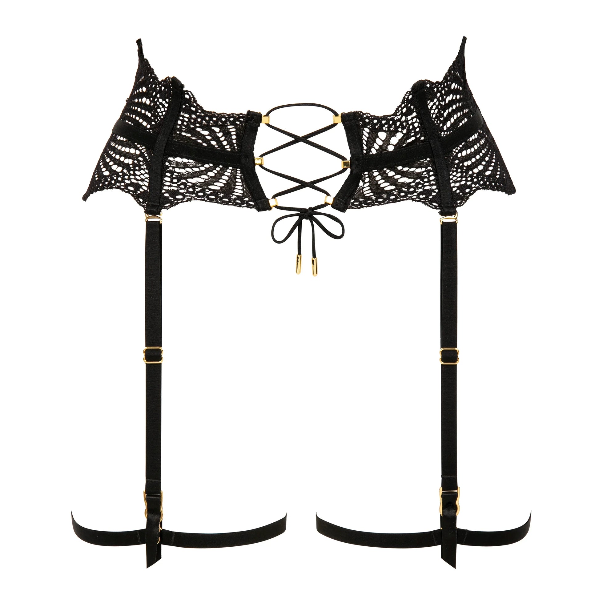 Sexy See Through Lace Garter Belt Atelier Amour Enlace Moi - STREET STYLE