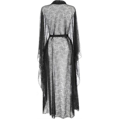 Sexy Sheer Lace Robe Axami Black Panther - STREET STYLE