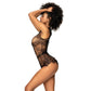 Sexy Sheer Mesh Eyelash Lace Body Mapale Bunny Black - STREET STYLE