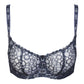 Sheer Embroidery Balconette Bra Sharon - STREET STYLE
