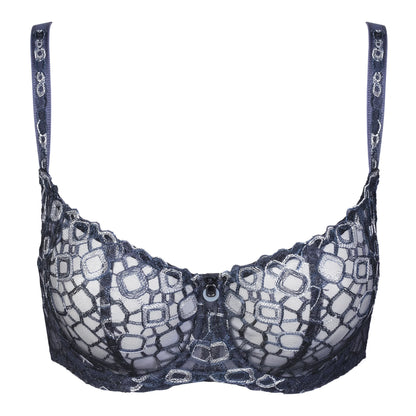 Sheer Embroidery Balconette Bra Sharon - STREET STYLE